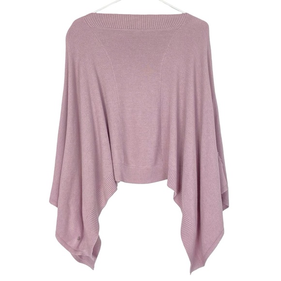 Lululemon Forward Flow Poncho Cape Shawl Sweater Women One Size Light Pink Blush - Picture 2 of 13